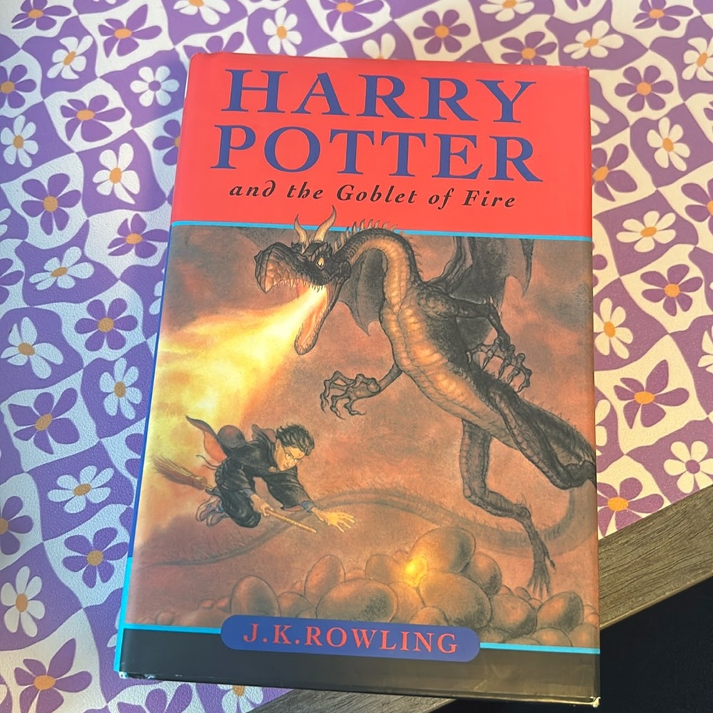 First Edition UK cover of Harry Potter and the Goblet of Fire